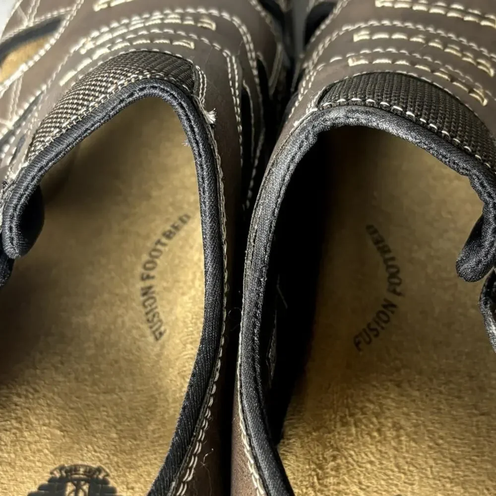Dockers Men's Searose Medium Fisherman Sandals Casual Shoes Briar Size 13M